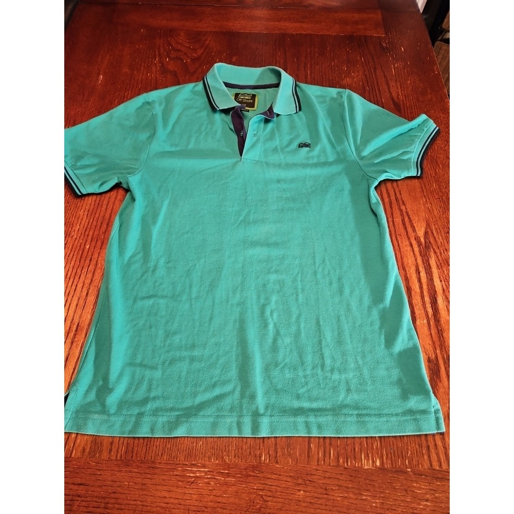 Ralph Lauren Polo Golf Shirt Mens Small‎ Off Shore Logo VIntage Green (A452)